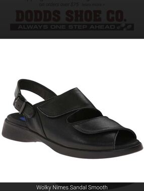 Wolky Nimes Black Sandals Size 42